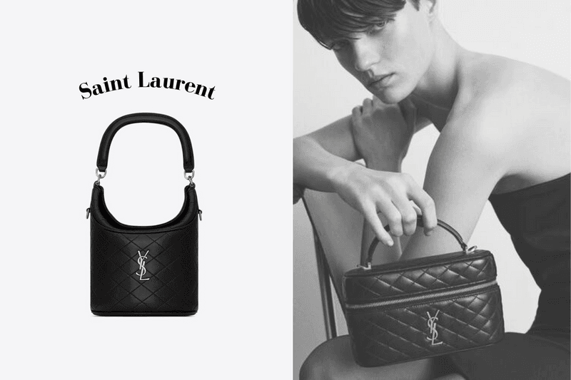 與 Chanel Classic Vanity 極像 !YSL 除了 Tote bag,全新 Gaby 系列的 Gaby Bucket 和 Gaby Vanity 也很吸引!