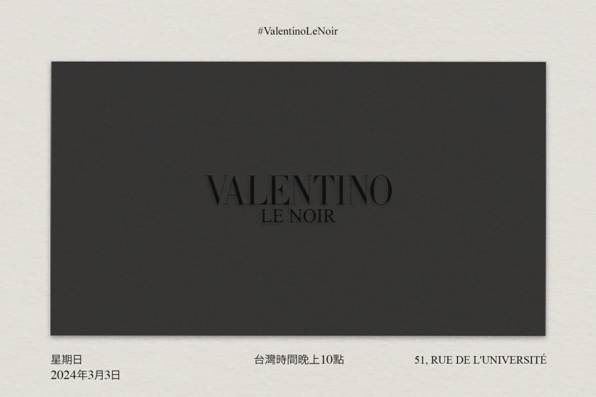 valentino livestream paris fashion week le noir Pierpaolo Piccioli