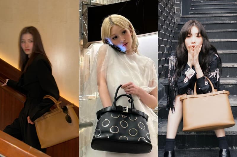 Prada Prada Buckle 手袋 Prada Buckle Bag Handbag 手袋 Sana Twice 惠利 全昭彌 韓孝周 Somi Jeon 陳慧琳 朴持厚 韓孝周 千玗嬉 鄭彩娟 陳法拉 林心如 Alexa Chung