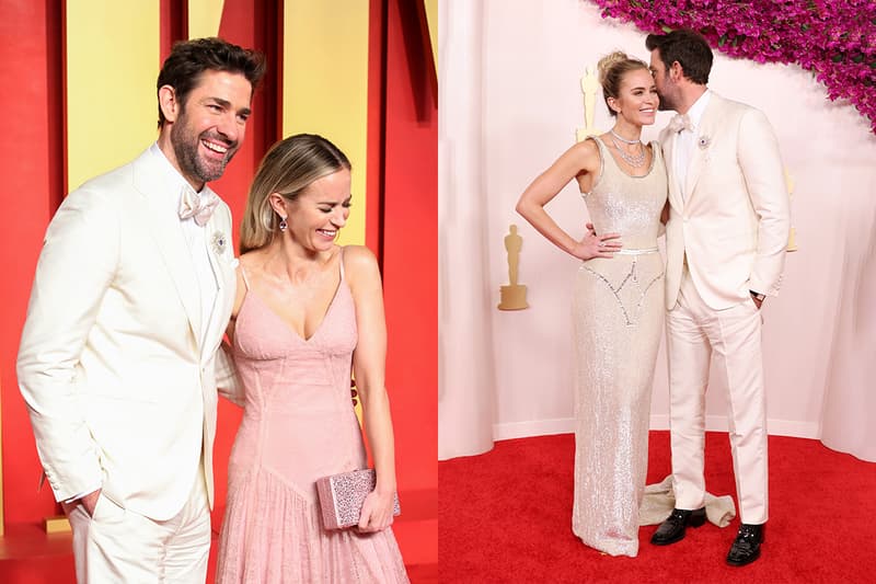 Emily Blunt、John Krasinski 在奧斯卡的小互動全被拍下來:從典禮到派對... 怎能不愛這一對!