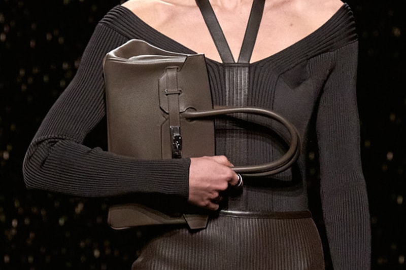 Hermès shoulder birkin 2024 fall winter paris fashion week runway handbags