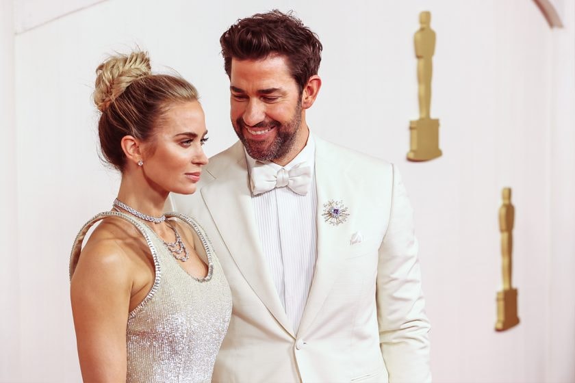 Emily Blunt John Krasinski oscars 2024 couple goal details