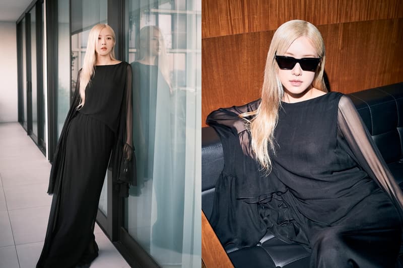 Rosé 出席 Saint Laurent 奧斯卡派對:轉過身的大露背性感指數 100%,愛上這份帥氣女人味!