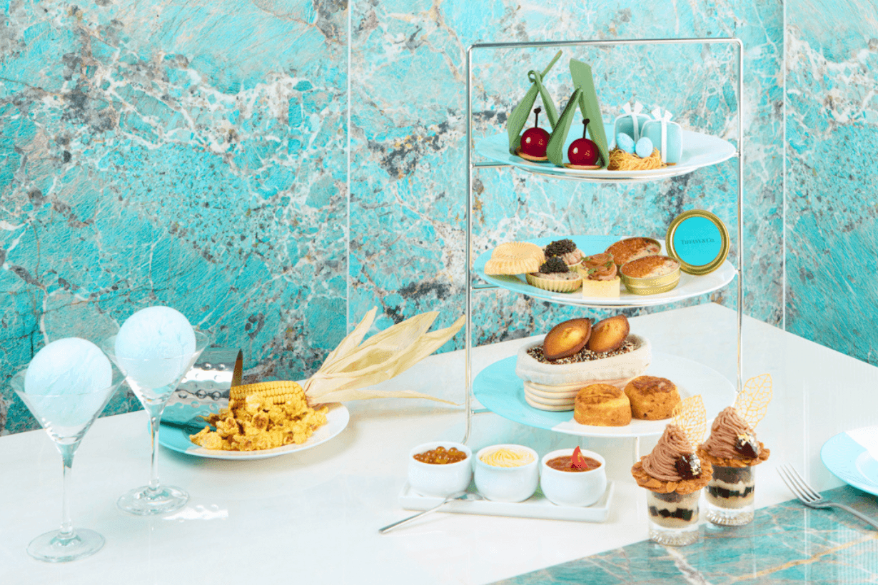 The Tiffany Blue Box Café  2024 new menu Hong kong