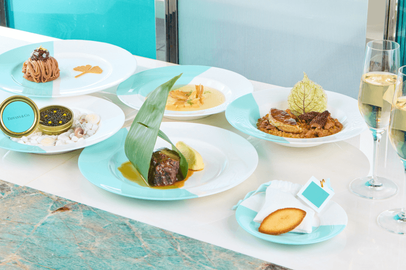The Tiffany Blue Box Café  2024 new menu Hong kong 