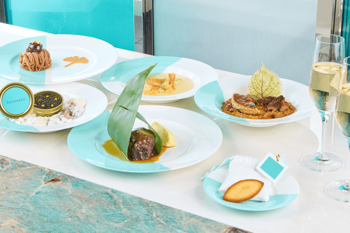 The Tiffany Blue Box Café  2024 new menu Hong kong