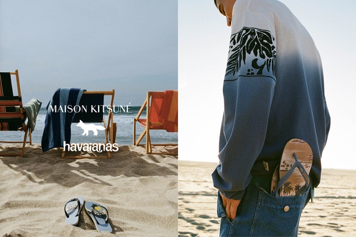 尋覓夏日的海灘夥伴:Maison Kitsuné 驚喜聯名 Havaianas 推出限量系列!