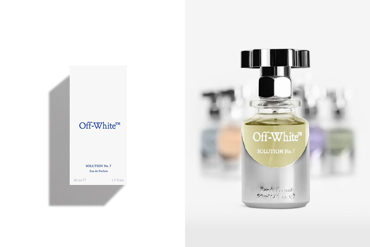 Off-White New Solutuon Perfume Collection unisex scents