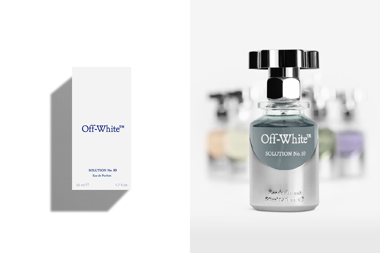 Off-White New Solutuon Perfume Collection unisex scents
