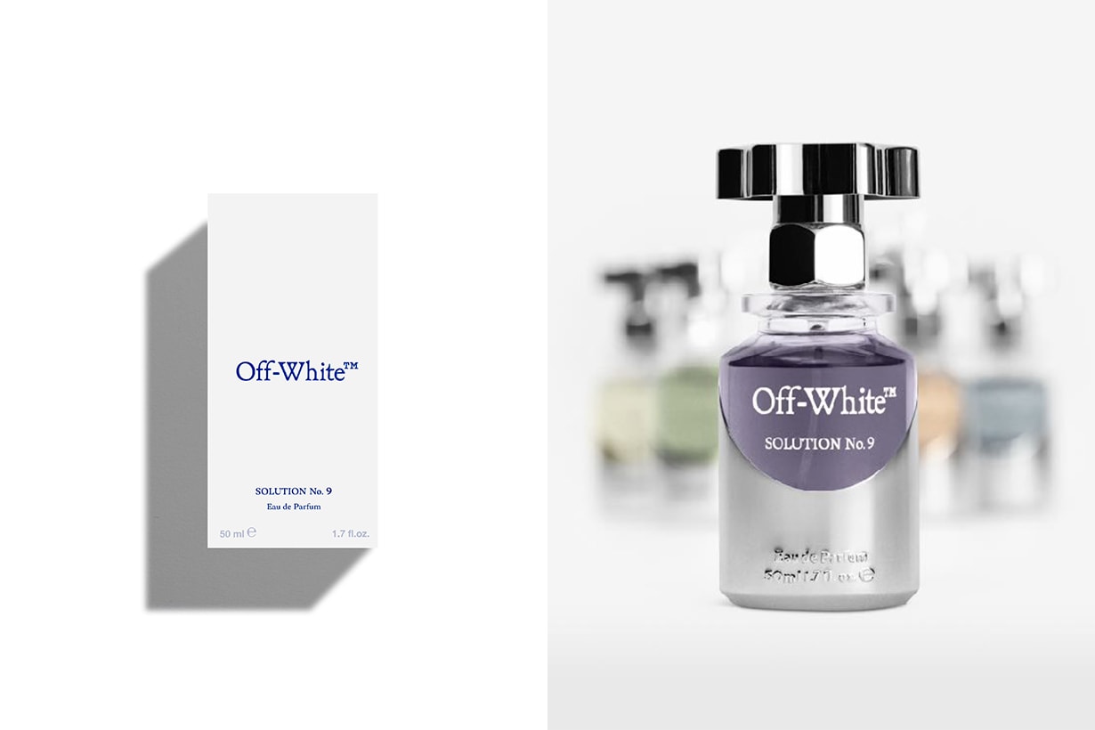 Off-White New Solutuon Perfume Collection unisex scents