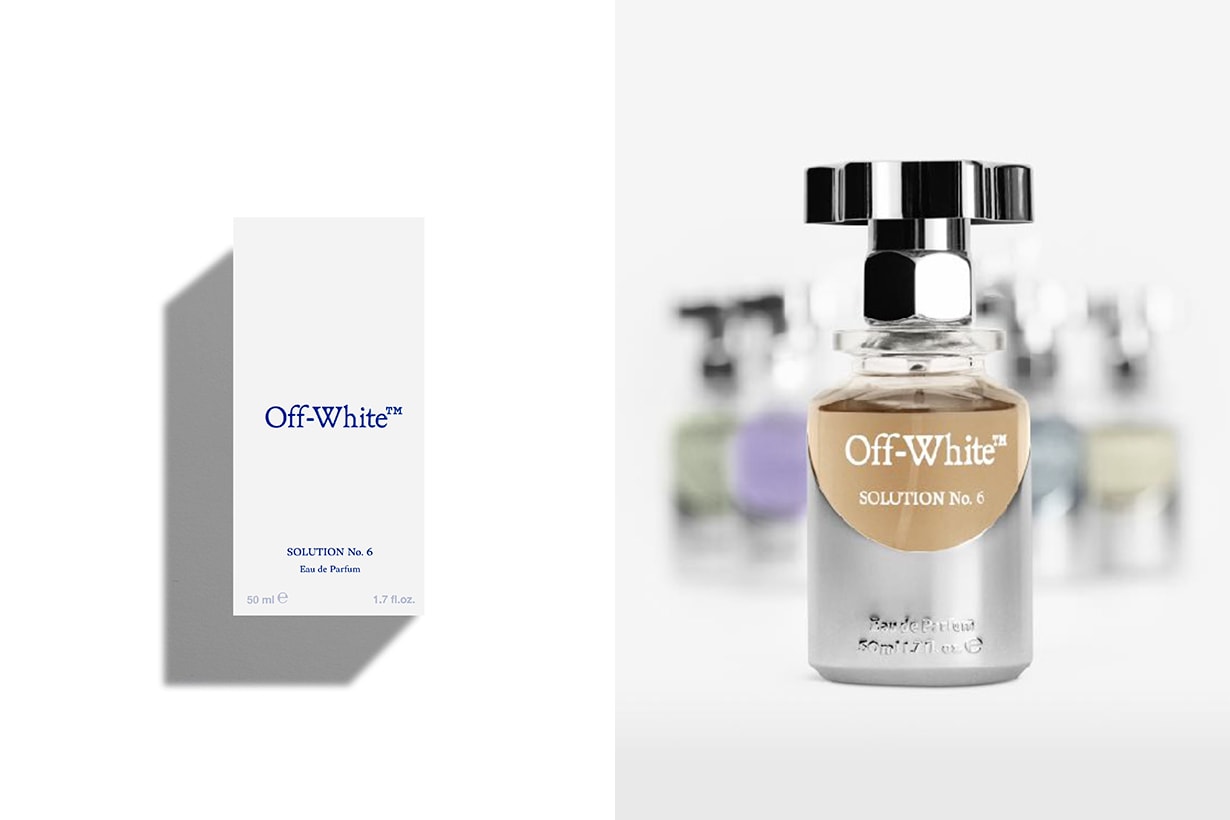 Off-White New Solutuon Perfume Collection unisex scents