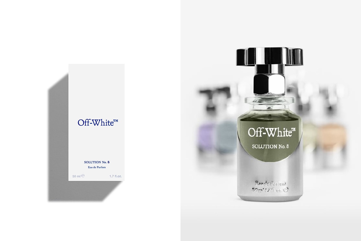 Off-White New Solutuon Perfume Collection unisex scents 