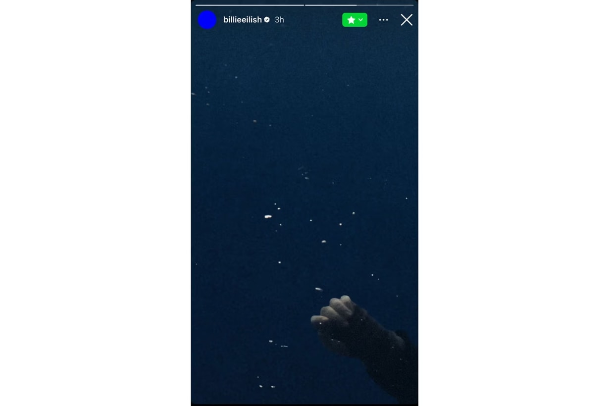 Billie Eilish Instagram close friends list new album IG story