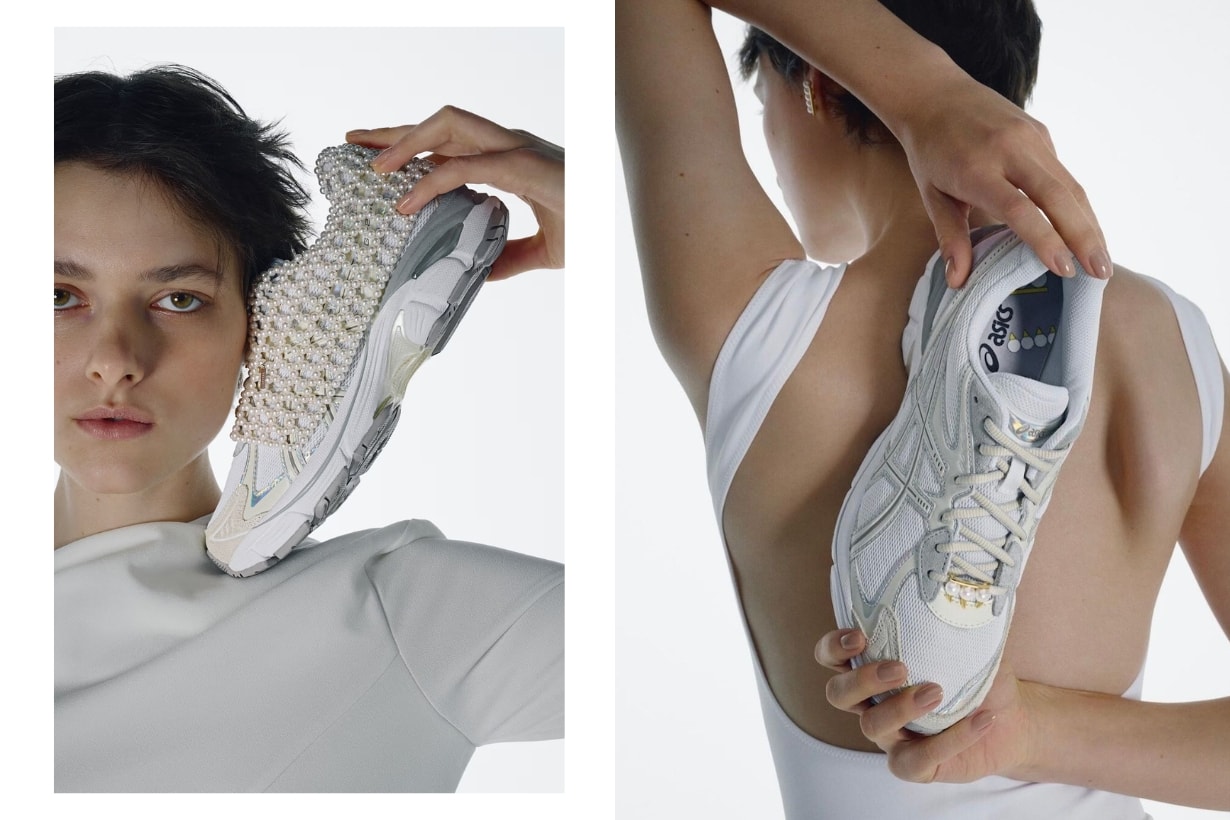 TASAKI x ASICS 70th Pearl Sneakers Collaboration GT-2160 info
