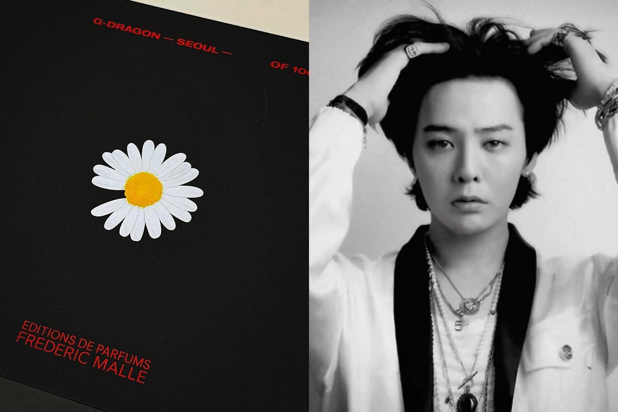 G-Dragon PEACEMINUSONE x Frederic Malle Collaboration Perfumes
