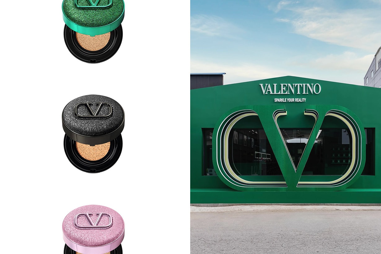 valentino beauty Go-Cushion foundation Green Stravaganza