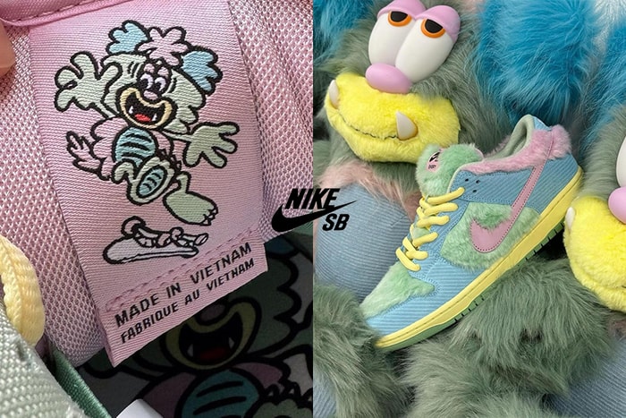 這雙 Dunk 不能不收:VERDY x Nike 聯名鞋款,以可愛角色 Visty 絨毛外型登場!