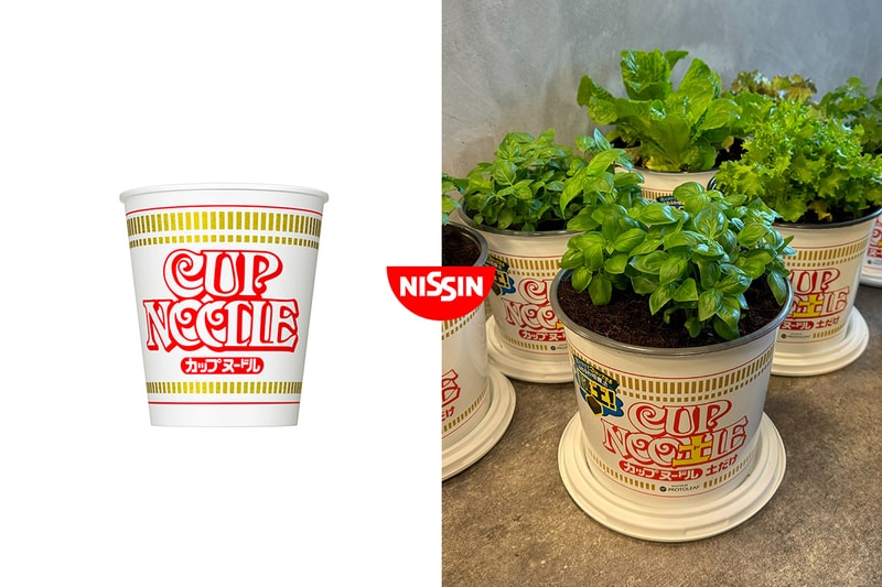 Nissin x ProtoLeaf CUP NOODLE plant pot