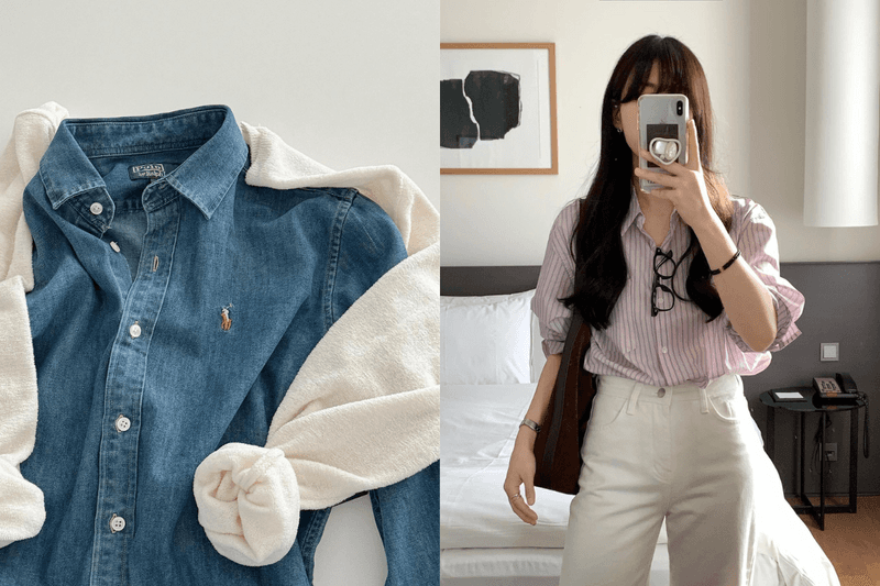 Preppy Style 學院風必備單品,2024 春夏必穿單品:5 套襯衫的穿搭技巧,Zara、Ralph Lauren等都在推!