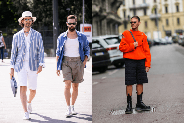 springsummer2024-cyclingshorts-bermudashorts-retrofashion-athleisurestyle-princessdianastyle-casualchic-fashionicons-menswearinspired-versatilestyling-modernfabrics-ootd-streetstyle-vinta