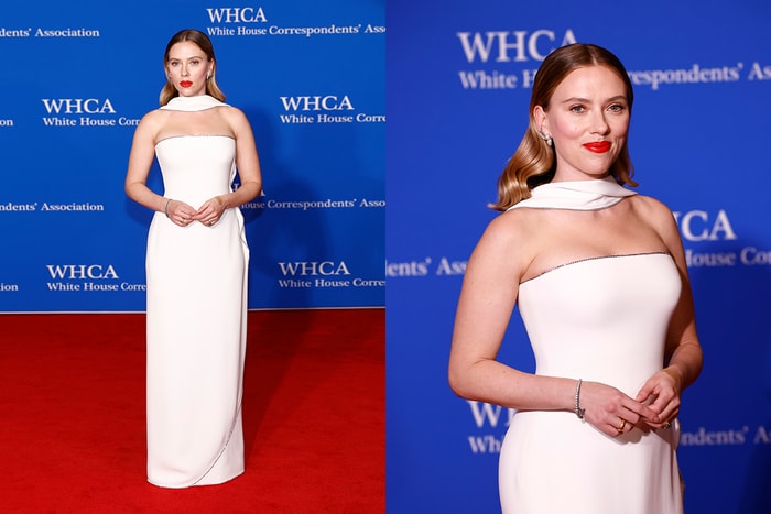 一抹紅唇、一套白色禮服:好久不見的 Scarlett Johansson,這套白宮晚宴 Look 只有美!