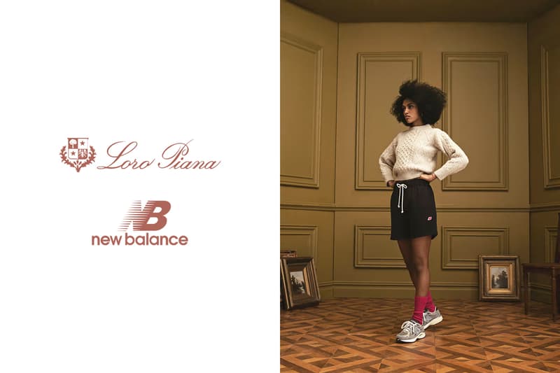 loro piana new balance collabration 2024 fall 990v6