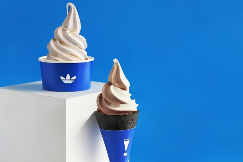 adidas cafe!n !sland originals limited flavor ice cream Flat Croissant cafe