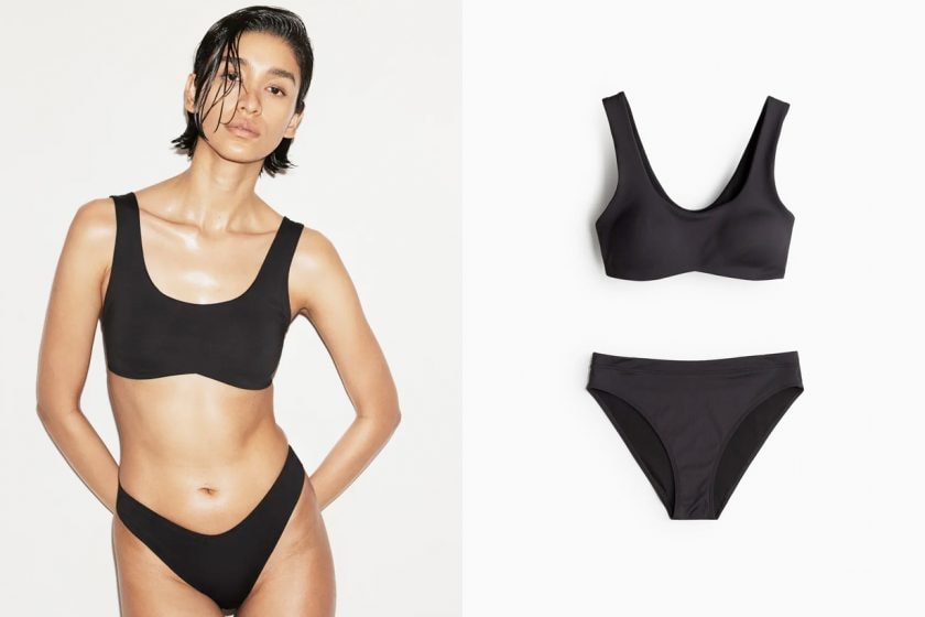 swimwear 2024 swimsuit zara cos H&M 10+ basic classic chic