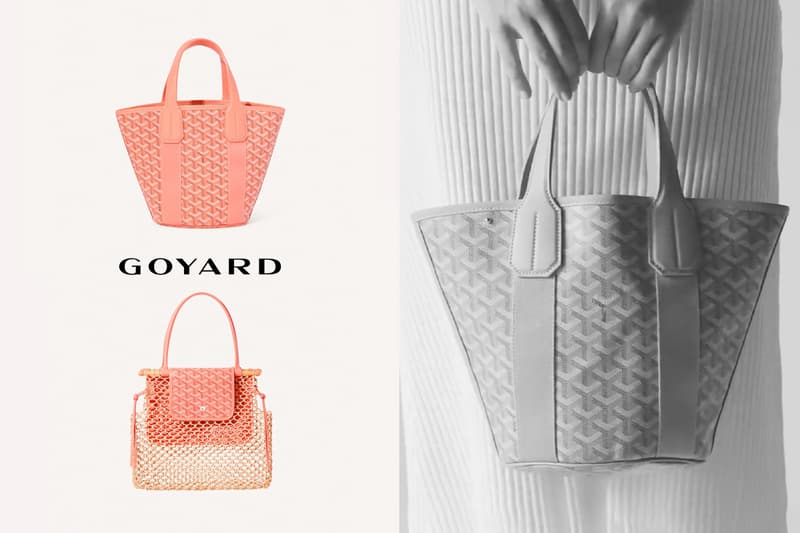 Goyard 限定的珊瑚粉寫著夏天的名字,小菜籃 vs 草編包哪一款心動指數更高?