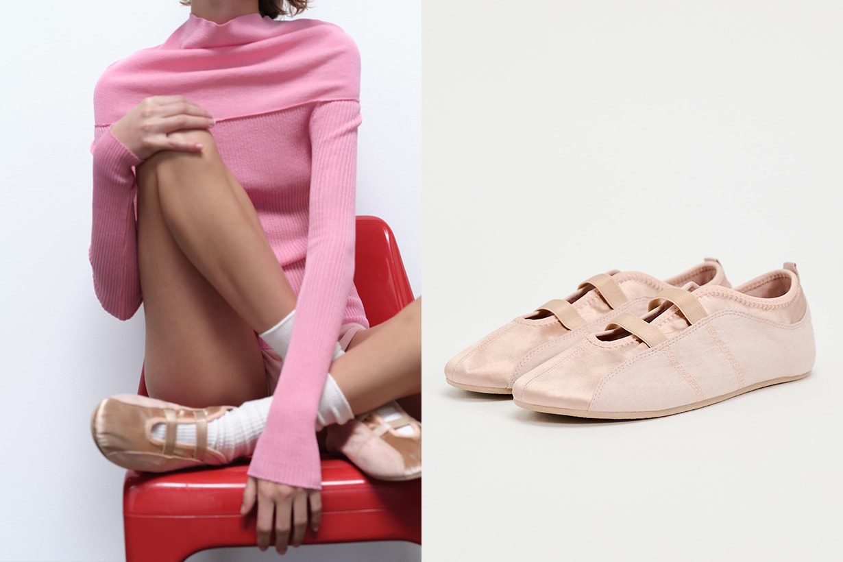 在一片 Balletcore 熱潮下，Zara 這款芭蕾舞鞋讓韓國女生都為之瘋掉 