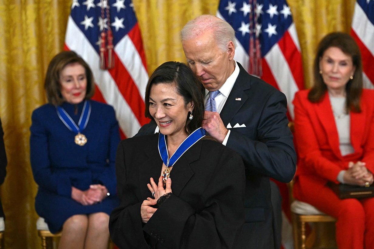 Michelle Yeoh Yeoh Choo Kheng Presidential Medal of Freedom 2024