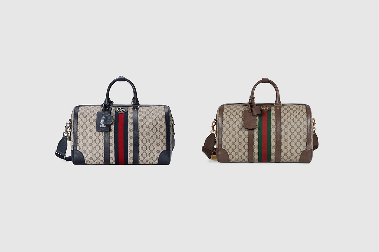 Gucci Valigeria Gucci Savoy duffle Bag Celebrities Style airport