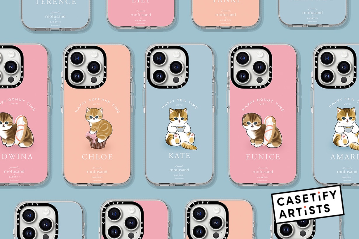 Masuki dunia kucing lucu Mofusand: CASETiFY x karakter kucing Jepang 3 Mofusand x CASETiFY Happy Tea Time dengan info Kolaborasi Mofusand 2024