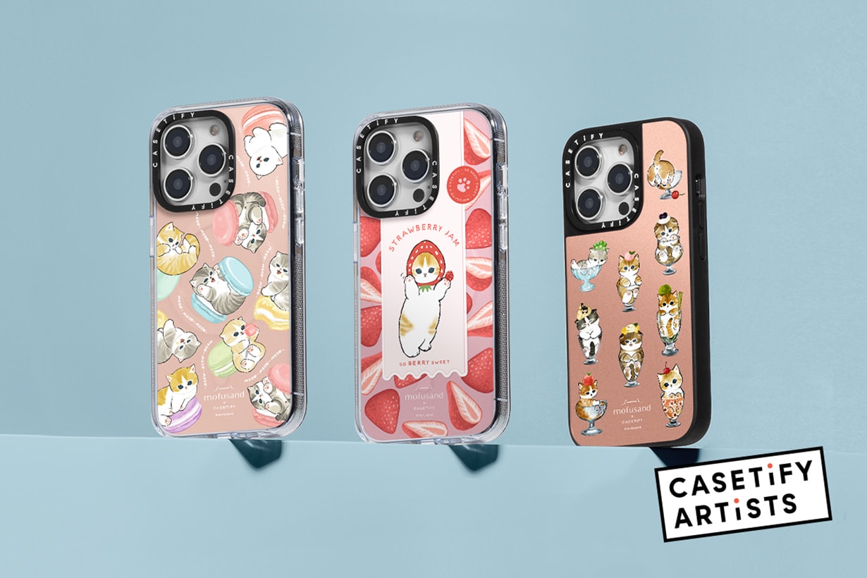 Masuki dunia kucing lucu Mofusand: CASETiFY x karakter kucing Jepang 4 Mofusand x CASETiFY Happy Tea Time dengan info Kolaborasi Mofusand 2024