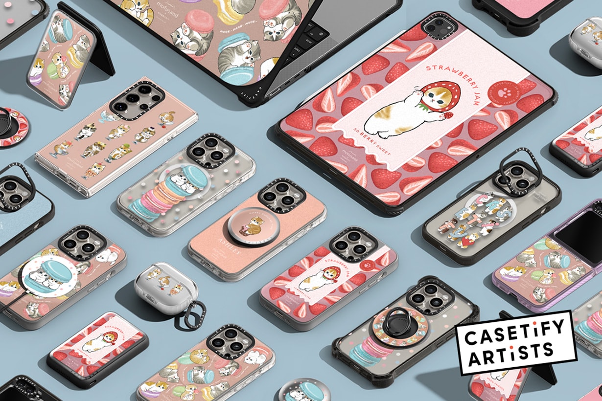 Masuki dunia kucing lucu Mofusand: CASETiFY x karakter kucing Jepang 5 Mofusand x CASETiFY Happy Tea Time dengan info Kolaborasi Mofusand 2024