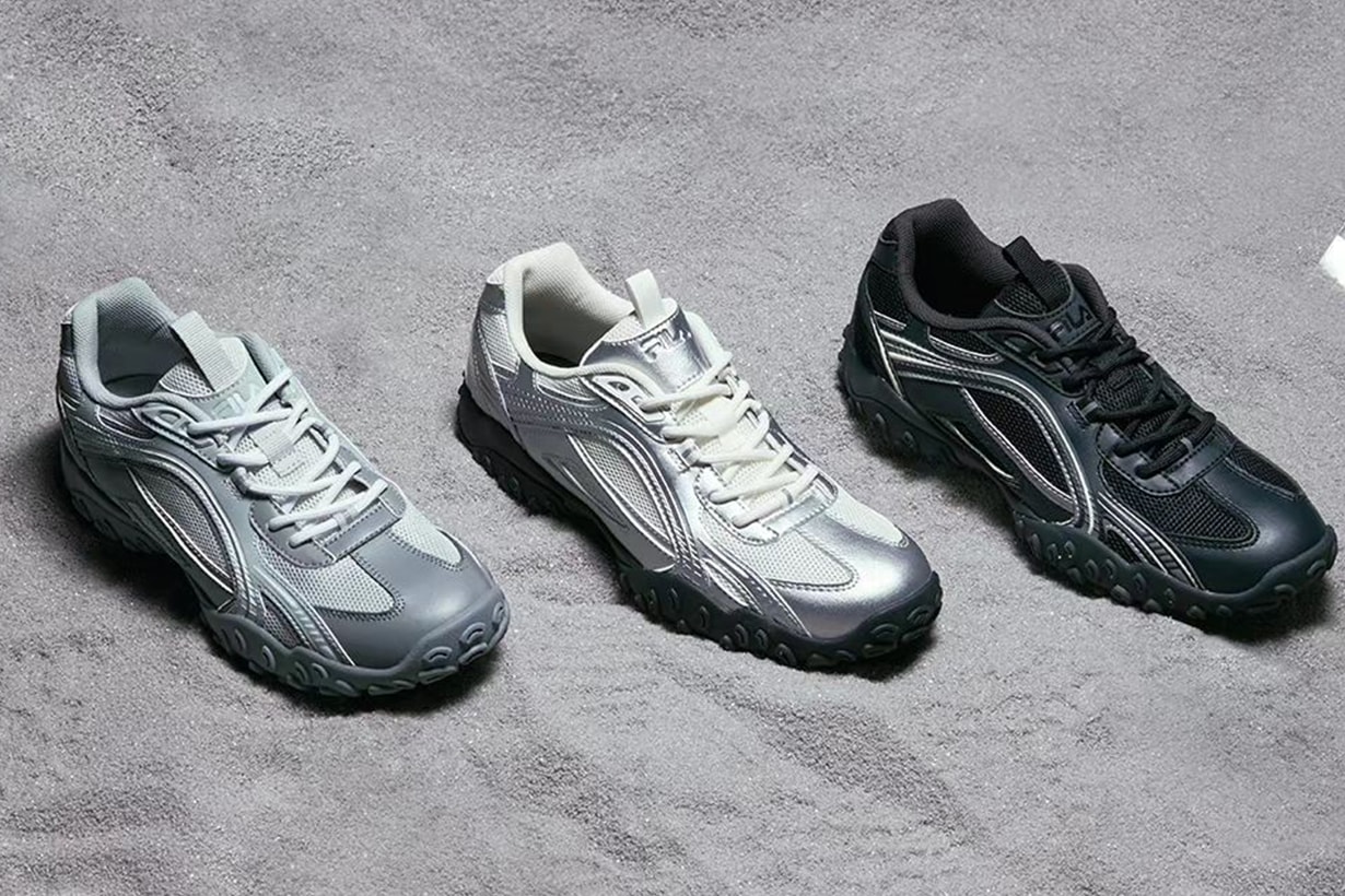Fila Eschape Silver Moon Han So Hee Silver Sneakers Style