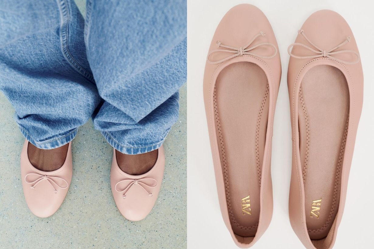 ZARA Ballerina Flats 2024ss