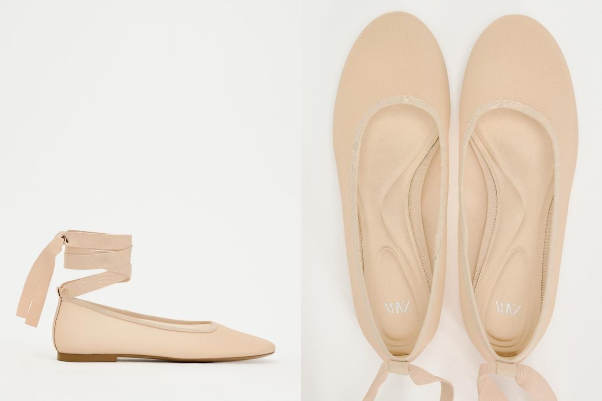 ZARA Ballerina Flats 2024ss