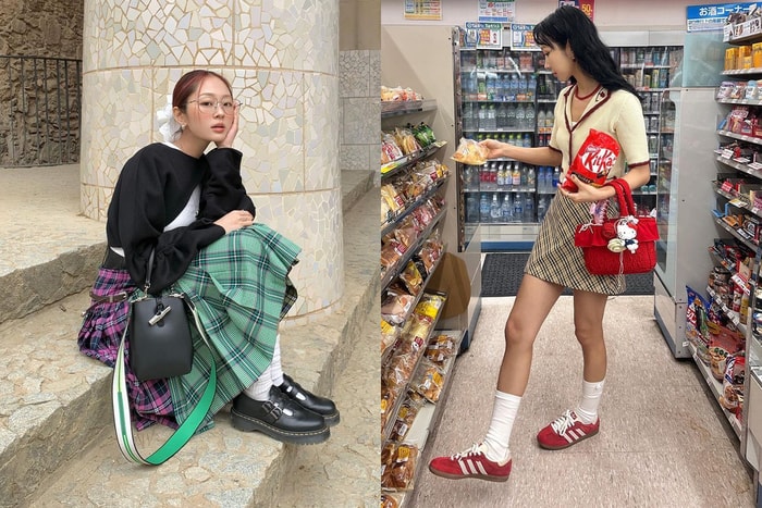 一穿上就散發著復古校園氣息:日韓女生都入手的「格仔半截裙」,你能沒有嗎?