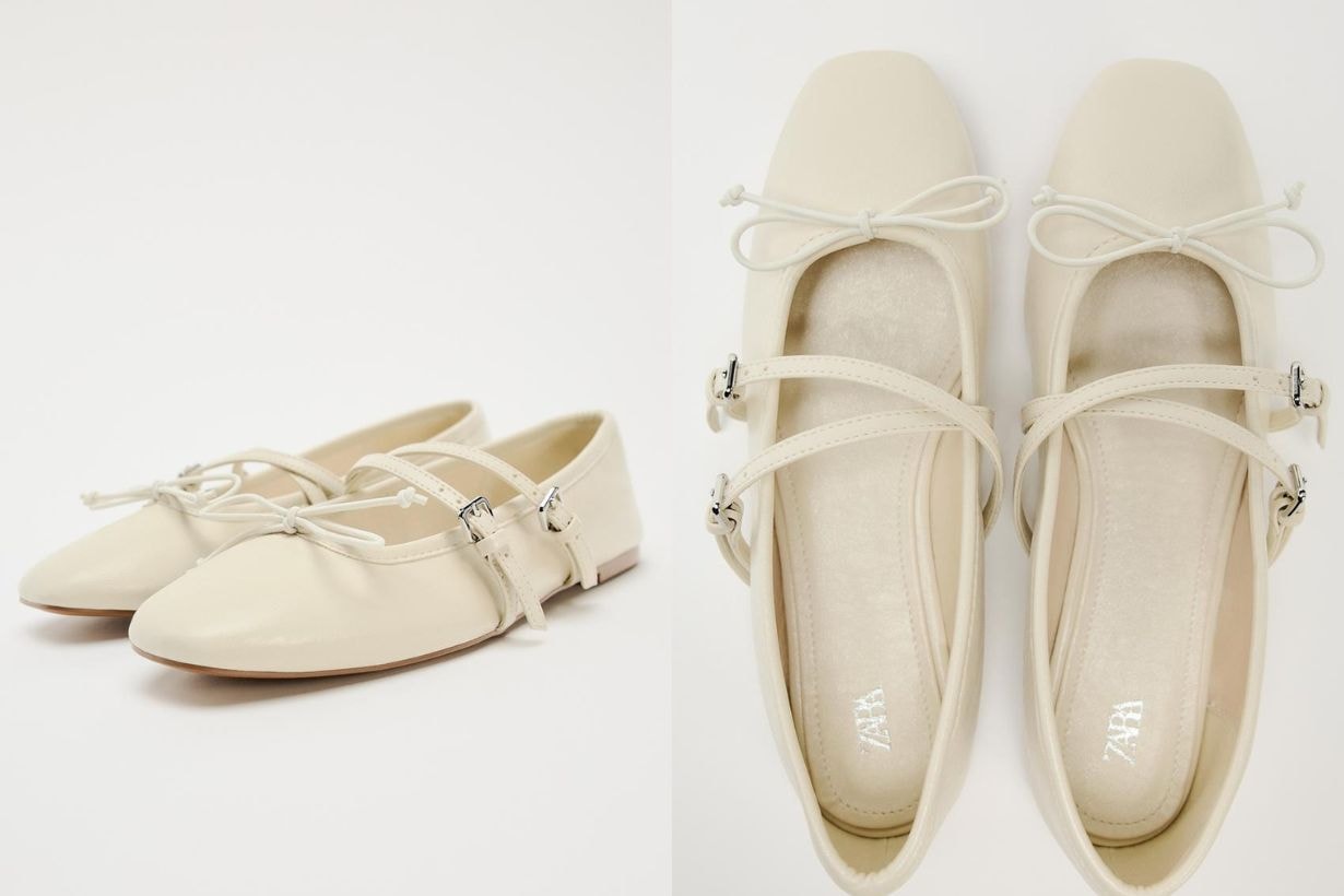 ZARA Ballerina Flats 2024ss