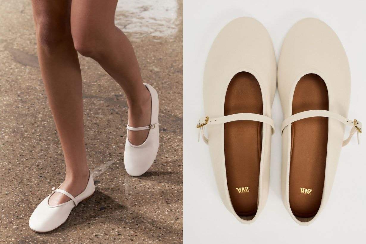 ZARA Ballerina Flats 2024ss