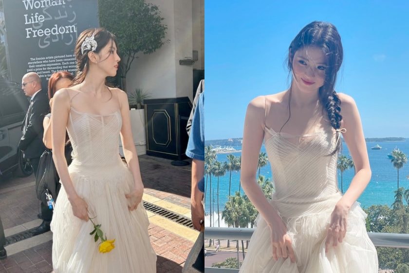 han so hee cannes 2024 Boucheron film festival red carpet look dinner