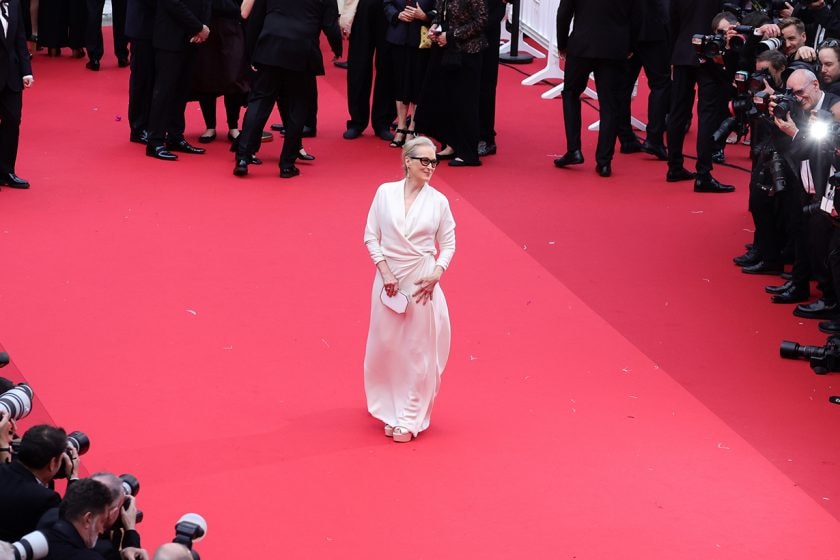 Meryl Streep Cannes 2024 Honorary Palme d'Or speech touching Juliette Binoche