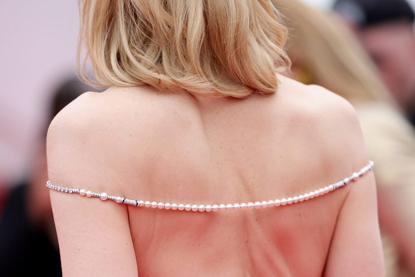 Cate Blanchett Louis Vuitton High Jewelry shoulder necklace cannes red carpet