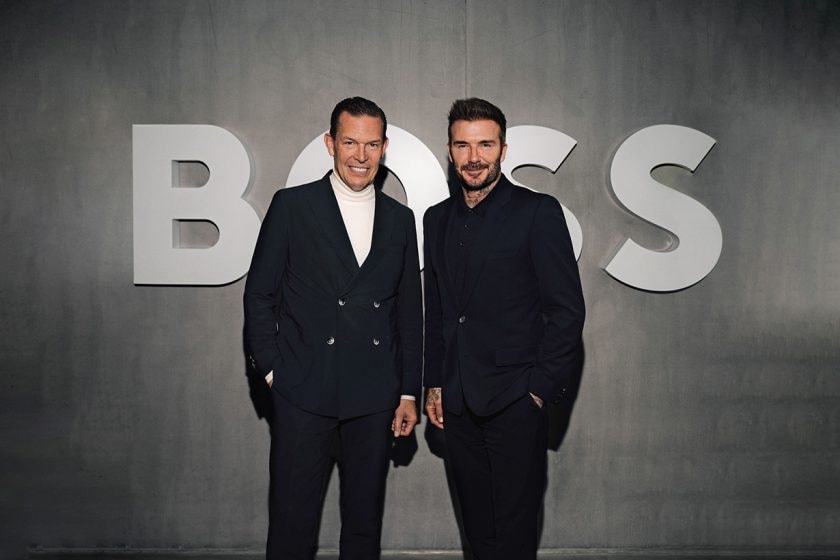 david beckham hugo boss designer contract