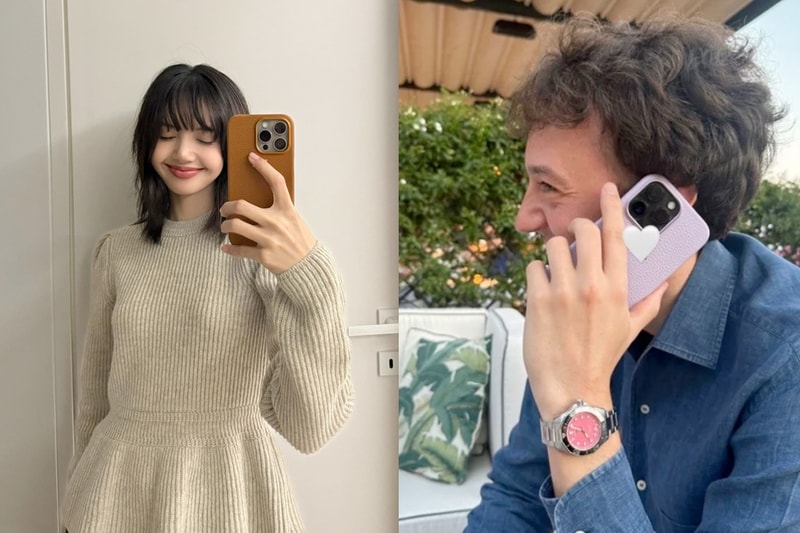 Lisa 與 Frédéric Arnault 的情侶手機殼，燙上了對方的名字！低調放閃更甜蜜！