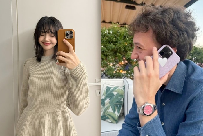 低調放閃更甜蜜:Lisa 與 Frédéric Arnault 的情侶手機殼,燙上了對方的名字!