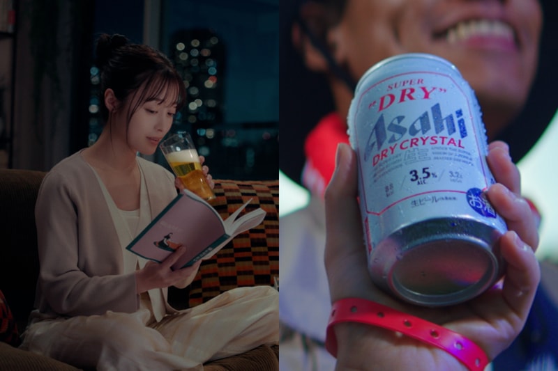 Asahi Popbee Circle Asahi Dry Crystal 啤酒