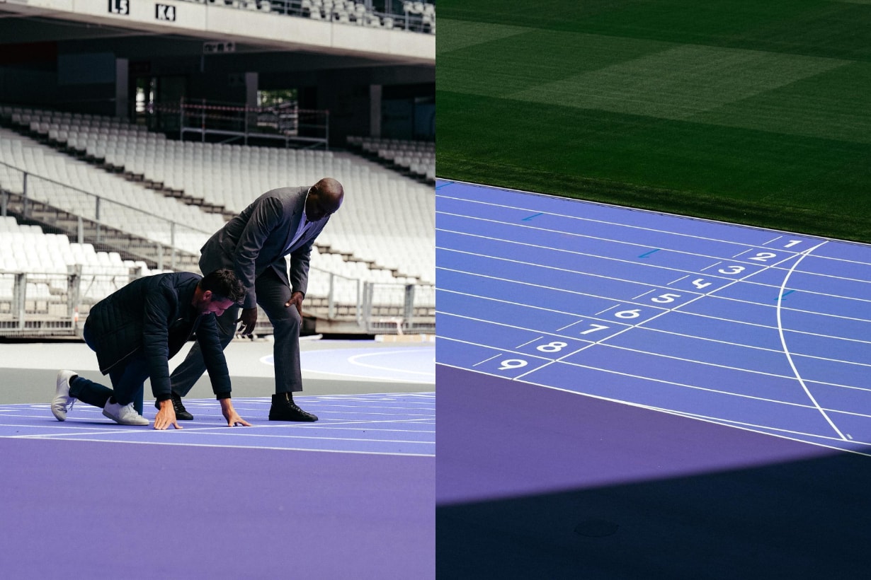 巴黎奧運 奧運 2024奧運 紫色跑道 紫色賽道