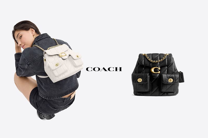 Coach 新 Tabby 系列絎縫後背包:被稱是平價版小香,一個手袋 3 種背法不能不愛!